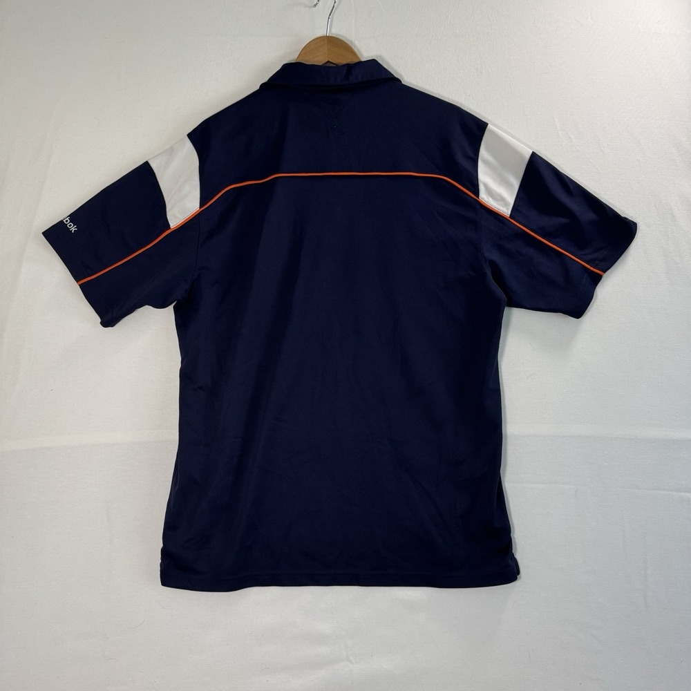 Reebok Detroit Tigers Polo Shirt Mens Medium Genuine Merchandise Embroidered - Picture 6 of 8